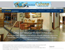 Tablet Screenshot of cubaplusvacationrental.com